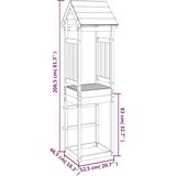  za igru 52,5x46,5x206,5 cm od masivnog drva duglazije | Eponuda.com