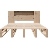 vidaXL Knjižna postelja brez vzmetnice 140x200 cm trden les | Shoptok.si