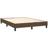  Box spring s madracem LED tamnosmeđi 140x200 cm tkanina | shoptok.hr