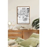 Wallity uramljena slika Lmnmdlkahve23, 33x48 cm | ePonuda.com