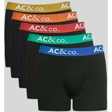AC&Co / Altınyıldız Classics Men's Multicolored 5-pack Cotton Flexible Boxer Cene