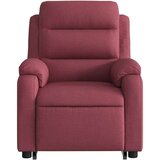 vidaXL Naslonjač na podizanje od tkanine crvena boja vina | shoptok.hr