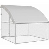  Kavez za piliće Srebrno 2 x 2 x 2 m Cinkani čelik | Eponuda.ba