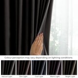 Restilo Crna zavjesa za djelomično zamračenje od samta 140x270 cm Eyelets – | shoptok.hr