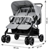 Lorelli kolica za blizance Twin, Grey | shoptok.hr