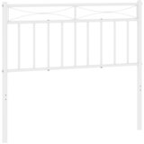 vidaXL Kovinsko vzglavje belo 107 cm, (21038368) Cene