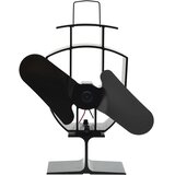  Ventilator za peć na toplinski pogon s 2 lopatice crni | shoptok.hr