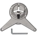 4 noge za stol podesive visine kromirane 1100 mm | shoptok.hr
