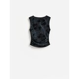 Reserved Bluza s uzorkom od velura - crno | shoptok.hr