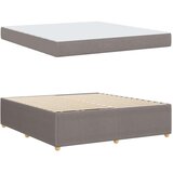  Posteljni okvir z vzmetnico Taupe 180 x 200 cm blago, (5000069802) | Shoptok.si