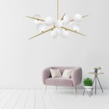 Toolight viseća svjetiljka zlatna APP998-12CP | shoptok.hr