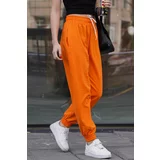 Madmext Orange Comfort Fit Basic Sweatpants