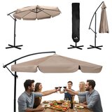 Veliki vrtni suncobran Plonos 350 cm bež | shoptok.hr