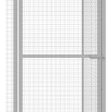 vidaXL Kavez za mačke 6 x 1 5 x 1 5 m od pocinčanog čelika | shoptok.hr