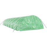  Staklenik s čeličnim okvirom zeleni 70 m² 14 x 5 x 2,3 m | shoptok.hr