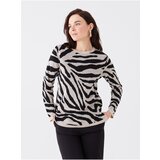 LC Waikiki Women's Crew Neck Printed Long Sleeve Knitwear Sweater | Shoptok.si