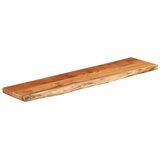  Zidna polica 80x20x2,5 cm pravokutna bagremovo drvo živi rub | shoptok.hr