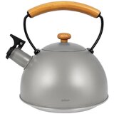 Orion Grelnik vode s piščalko, jeklo, sivo, LESEN, 2,9 l, (5000037443) | Shoptok.si