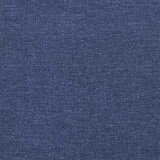  s oprugama i madracem plavi 100 x 200 cm od tkanine Slike