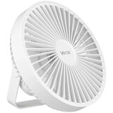  LED Punjivi stoni ventilator sa LED osvetljenjem LED/2W/5V USB 2400 mAh bela | Eponuda.com