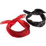 Urban Classics Satin scarf 2-pack black/red | Shoptok.si