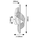 Rabalux zofrael 71415 led zidna lampa | ePonuda.com