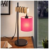 Brilagi Stona lampa NUBILA 1xE27/40W/230V braon/crna/ružičasta Cene