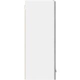 vidaXL Viseča omarica z vrati Riga Siva Sonoma in bela 40 x 31 x 80 cm | Shoptok.si