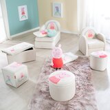Roba Bijeli baršunast dječji tabure Peppa Pig – | shoptok.hr