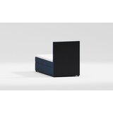 Ropez Tamno plavi tapecirani krevet s prostorom za odlaganje s podnicom 90x200 cm Lena – | shoptok.hr
