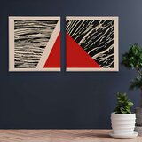 WALLXPERT ASR_CNV2-18 50x50 Multicolor Dekorativna Platna (2 Komada) | Eponuda.com