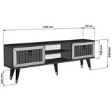 Hanah home tv polica lidya anthracite silver Cene