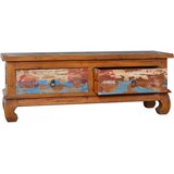 TV ormarić 110 x 35 x 40 cm od obnovljene tikovine | shoptok.hr