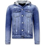 Enos Jeans jakne 133129182 Modra Cene