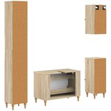  Set kupaonskih ormara od 4 dijela ALKMAAR Hrast sonoma | shoptok.hr