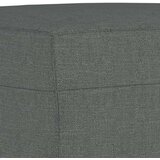  Fotelja s tabureom tamnosiva 60 cm od tkanine | shoptok.hr