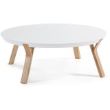 Kave Home bijeli stolić solid, Ø 90 cm Cijene