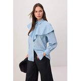 Trendyol Modest Ženska košulja Tctss26Tg00037, Plava Cene