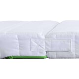 vidaXL Vzmetnica iz pene Bela 80 x 200 cm blago | Shoptok.si