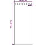  Zavjese za zamračivanje 2 kom. Svjetlosiva 140 x 225 cm Baršun | shoptok.hr