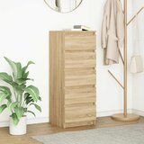 vidaXL Komoda s ladicama sonoma hrast 37,5x35x99 cm izrađeno drvo Cijene