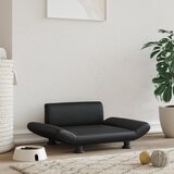 vidaXL Krevet za pse crni 70 x 45 x 28 cm od umjetne kože | shoptok.hr