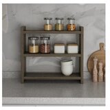 Hanah home kuhinjska polica cosmic walnut
