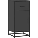  Komoda crna 35 5 x 35 x 76 cm konstruirano drvo i metal | shoptok.hr