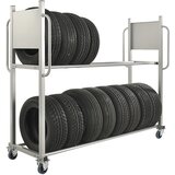 Kongamek profesionalni transportni voziček za pnevmatike, nosilnost 300 kg, dxšxv 2030 x 720 x 1580 mm | Shoptok.si