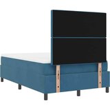 vidaXL Box spring krevet Tamno plava 120 x 200 cm Baršun | shoptok.hr