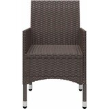  5-dijelni vrtni blagovaonski set smeđi | shoptok.hr