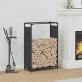  Stalak za drva crni 60x28x90 cm Hladno valjani čelik | shoptok.hr