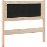  Tapecirani uzglavlje Smeđa 90 cm Masivni bor i tkanina | shoptok.hr