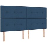  Krevet s od storage s uzglavljem Plava 180 x 200 cm Tkanina | shoptok.hr